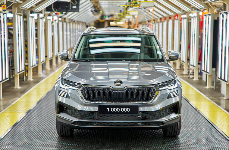 Škoda Karoq преодолел отметку 1 000 000 произведённых автомобилей