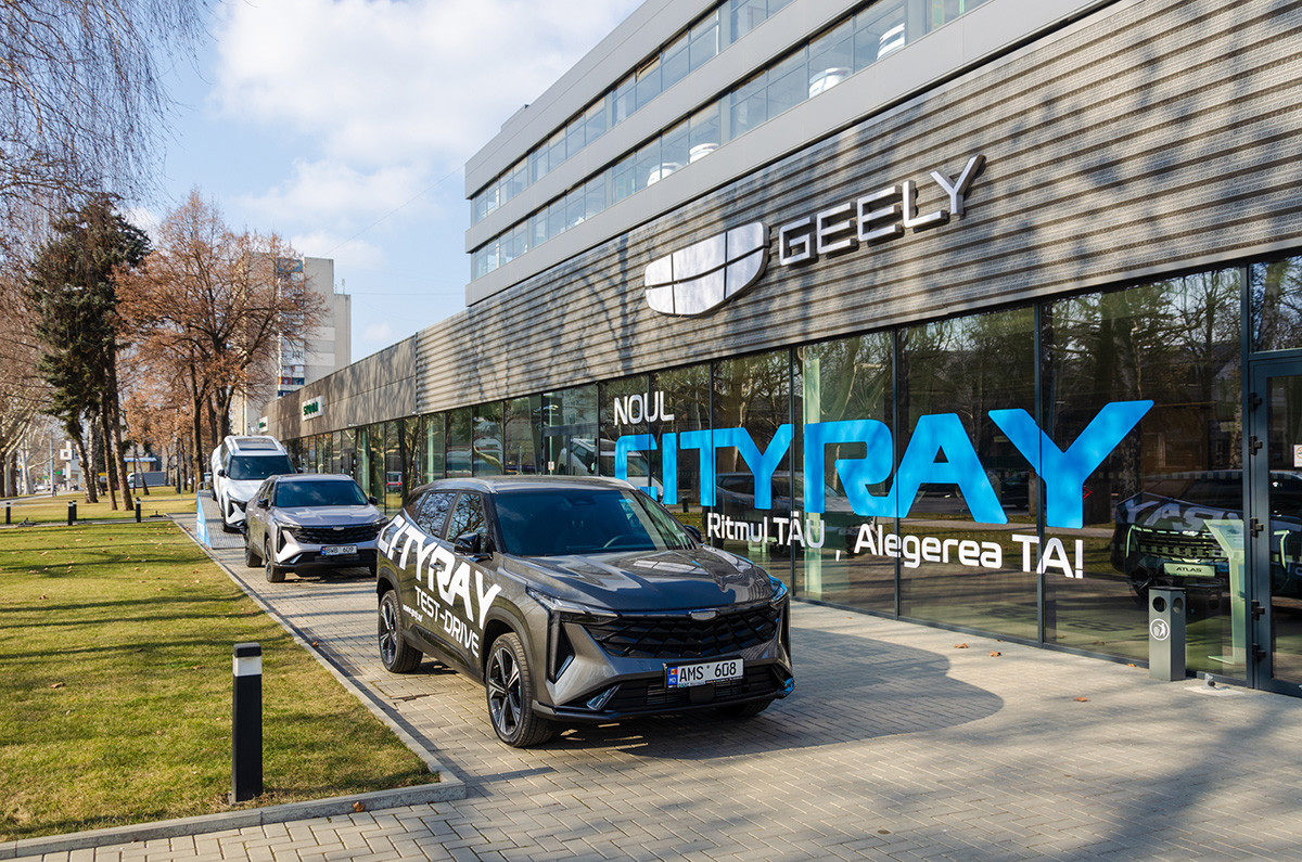 CITYRAY Drive Days: premieră de neuitat și noi orizonturi pentru GEELY Moldova!